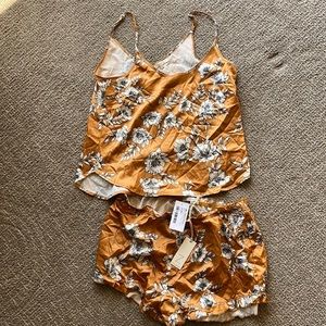 Z Supply Floral silky pj set